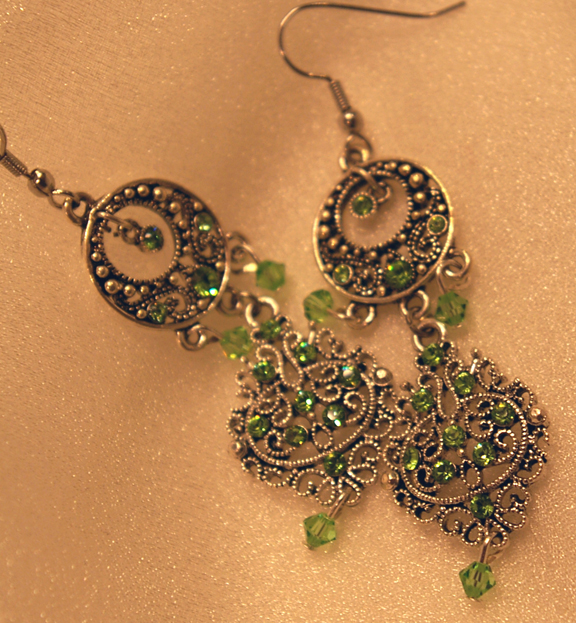 Filigree earring